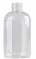 Boston Round Knijpfles / Shampoo Fles 100ml Transparant  20/410