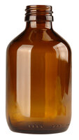 Medicijnfles / Siroopfles 200ml GLAS Amber Veral 28/410
