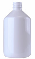 PET Fles / Medicijnfles 500ml Wit Ondoorzichtig Veral 28/410