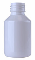 PET Fles / Medicijnfles 100ml Wit Ondoorzichtig Veral 28/410