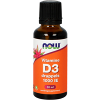 Vitamine D3 1000 - 30ml Druppels - Vitortho / NOW