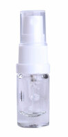 Fles 5ml Helder Glas met Witte Spraydop / Verstuiver