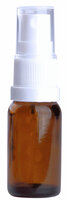 Fles 10ml Amber Glas met Witte Spraydop / Verstuiver