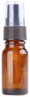 Fles 10ml Amber Glas met Zwarte Spraydop / Verstuiver