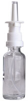 Fles 30ml Helder Glas met Witte Neusverstuiver