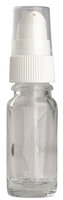 Fles Helder Glas 10ml met Serum Pompje / Dispenser