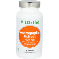 Andrographis Extract 400 mg - 60 vegicaps - Vitortho