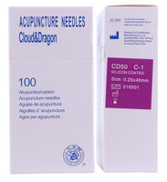 Cloud & Dragon Gesil. Acupunctuurnaald CD50 C-1 - 0,25x40mm -100st