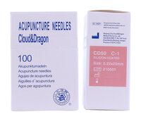 Cloud & Dragon Gesil.Acupunctuurnaald CD50 - 0,22x25mm - 100st