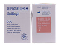 Cloud & Dragon Gesil. Acupunctuurnaald CD51V - 0,22x25mm - 500st