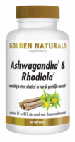 Golden Ashwagandha & Rhodiola Complex 60vcaps