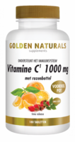 Golden Naturals Vitamine C 1000mg met Rozenbottel 180 Tabletten