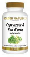 Golden Naturals Caprylzuur & Pau d'Arco 60 Tabletten