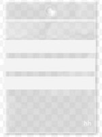 Gripzakjes 60mm x 80mm x 0,05mm - 100 Stuks - Met Schrijfvlak