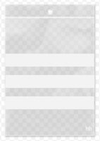 Gripzakjes 120mm x 180mm  x 0,05mm - 100 Stuks - Met Schrijfvlak