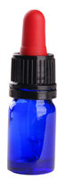 Pipetflesje 5ml Blauw - Glas
