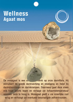 Edelsteen Gezondheidshanger Agaat Mos