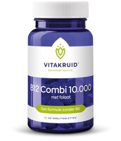 B12 Combi 10000® avec folate - 60 pastilles fondantes - Vitakruid