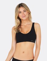 Padded Shaper Crop Bra (BH) - Zwart - Maat XL