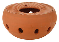 Bougie chauffe-plat en terre cuite