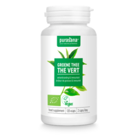 Groene Thee - 120 Capsules - BIO VEGAN - Purasana