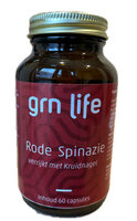GRN LIFE Épinards Rouge 250mg - 60 Vcaps