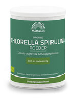 Biologische Chlorella Spirulina Poeder - 125g - Mattisson