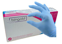 Bingold Handschoenen Nitril Blauw Poedervrij  - CE Keurmerk - 100st