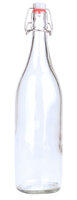 Beugelfles - 1 Liter - Helder Glas