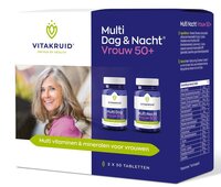 Multi Dag & Nacht Vrouw® 50+ - 2 x 30 tabletten - Vitakruid