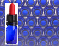 Pipetflesje 5ml Blauw  Voordelige Tray- Glas