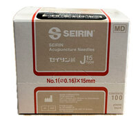 Seirin Gesil. Acupunctuurnaald Kunststof Greep J-15 Type - 0,16x15mm