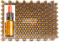 Pipetflesjes 15ml Amber voordelige TRAY - Glas