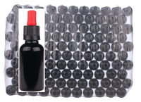 Pipetflesjes 50ml Zwart voordelige TRAY