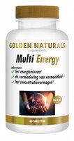 Multi Energy - 60 tabletten - Golden Naturals