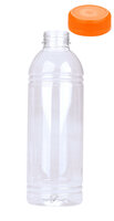 Sapfles / Sausfles - rPET - 1000ml - incl. Oranje Dop