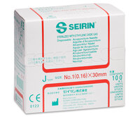  Seirin Gesil. Acupunctuurnaald Kunststof Greep J-Type Sakura - 0,12x30mm