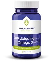 Q10 Ubiquinol 50 mg & Oméga-3 450 TG - 60 gélules - Vitakruid