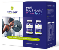 Multi Dag & Nacht Vrouw® Sport - 2 x 90 tabletten - Vitakruid