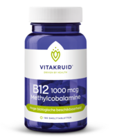 Vitakruid - B12 1000 mcg Méthylcobalamine - 180 comprimés sublinguaux