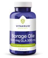 Vitakruid - Borage Olie 1500 mg GLA 300 mg - 60 softgels