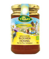 Bloemenhoning Vloeibaar BIO - 350 gram - De Traay