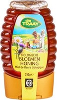 Bloemenhoning BIO Knijpfles 250 gram - De Traay