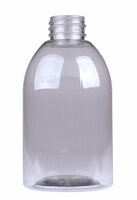 PET Fles / Medicijnfles 250ml Helder Obus 28/410
