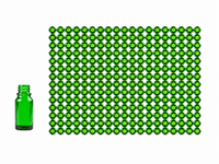 Druppelflesje 5ml Groen Glas Voordelige Tray