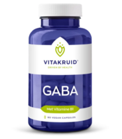 Vitakruid GABA 500 mg met Vitamine B1 – 90 Vegan Capsules