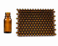 Flesjes 10 ml Amber Glas voordelige TRAY