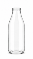 1 Liter Glazen Melkfles - TO48