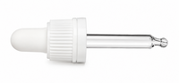 Capsule Pipette Compte-Goutte 15ml Blanc/Blanc