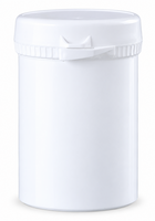 Snap Secure Pot 130 ml - Wit PP met Verzegelbaar Deksel